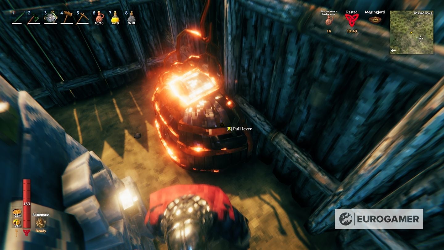 Valheim Obliterator How to craft and Obliterator and get Thunder Stone